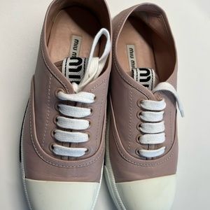 Miu Miu Leather Sneakers 36.5